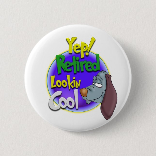 Cool Dog News.:-) 2 Inch Round Button (Front)