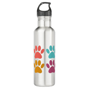Cool Dog Paw Prints 710 Ml Water Bottle