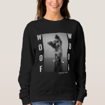 Cool Dog Photo Personalized Womens Black