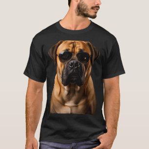 Cool Dog Sungles Bullmastiff Funny Look T-Shirt