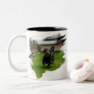 Cool Dog Two-Tone Coffee Mug