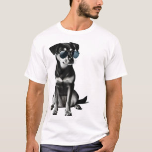 Cool Dog with Sunglasses T-Shirt