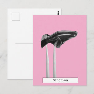 Cool Doll Fashion Postcard