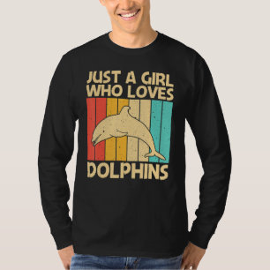 Cool Dolphin For Girls Mom Ocean Animal Dolphin T-Shirt