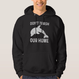 Cool Dolphin For Men Women Bottlenose Dolphin Anim Hoodie