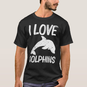 Cool Dolphin For Men Women Bottlenose Dolphin Anim T-Shirt