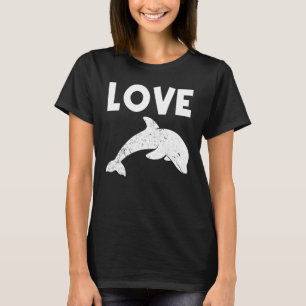 Cool Dolphin For Men Women Bottlenose Dolphin Anim T-Shirt