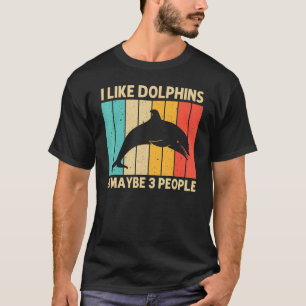 Cool Dolphin For Men Women Dolphins Beluga Whale S T-Shirt