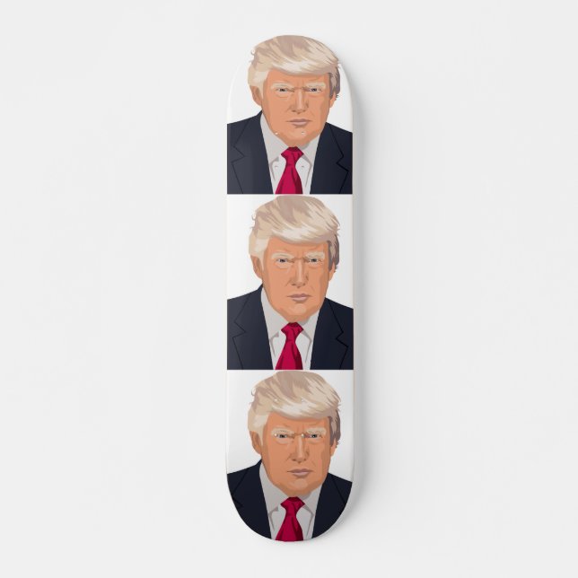 COOL DONALD TRUMP SKATEBOARD (Front)