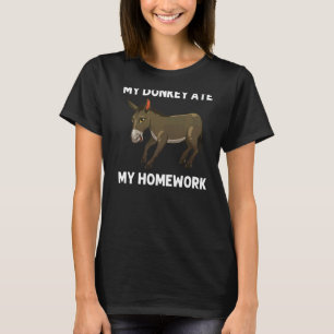 Cool Donkey For Kids Boys Mule Donkey  Safari Anim T-Shirt