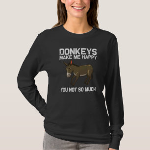 Cool Donkey For Men Women Mule Donkey Safari Anim T-Shirt