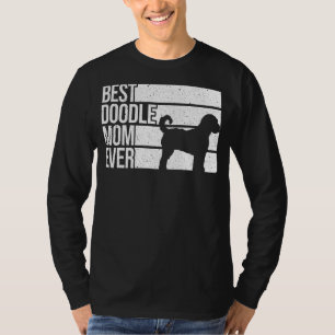 Cool Doodle Mom Art Women Girl Aussiedoodle Golden T-Shirt