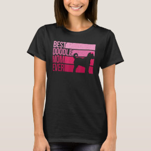 Cool Doodle Mom Art Women Girl Aussiedoodle Golden T-Shirt
