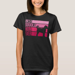 Cool Doodle Mom Art Women Girl Aussiedoodle Golden T-Shirt