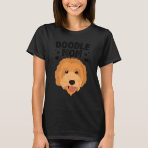 Cool Doodle Mom For Women Girls Mama Golden Doodle T-Shirt