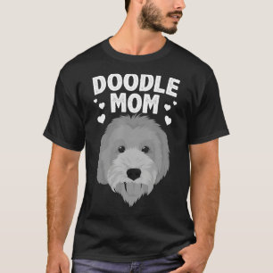 Cool Doodle Mom For Women Girls Mama Golden Doodle T-Shirt