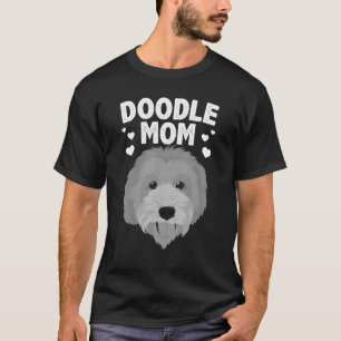 Cool Doodle Mom For Women Girls Mama Golden Doodle T-Shirt