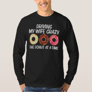 Cool Doughnut Art For Men Dad Sugar Glazed Chocola T-Shirt