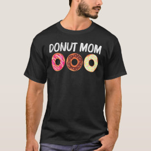Cool Doughnut Art For Mom Mama Sugar Glazed Chocol T-Shirt