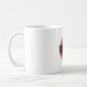 Cool Doughnut with Sunglasses Coffee Mug