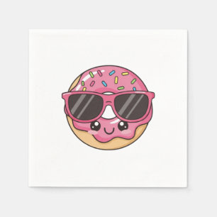 Cool Doughnut with Sunglasses Napkin