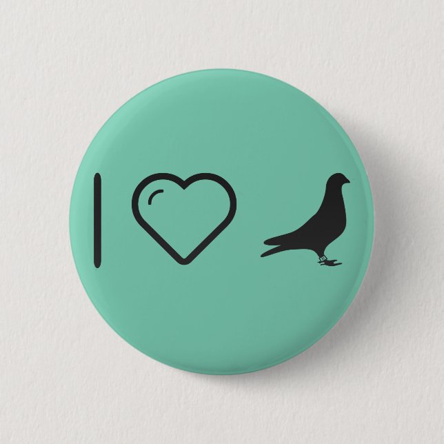 Cool Doves 2 Inch Round Button (Front)