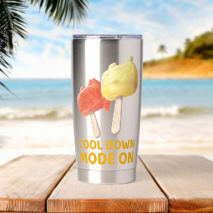 Cool Down Mode On: Iron T & Bunny Girl Popsicles Insulated Tumbler