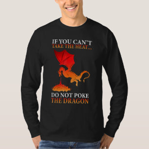Cool Dragon Flame Spewing Flying Mythical Creature T-Shirt