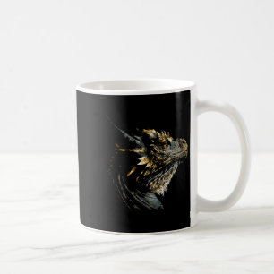 Cool Dragon Head Mythical Dragon Face Breathing Fi Coffee Mug