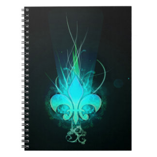 cool draw flower lis notebook