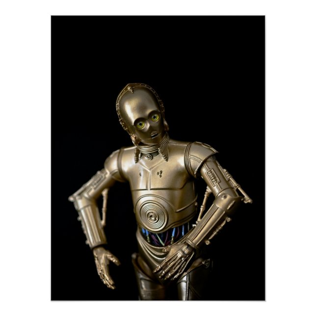 Cool droid Toy Photography  Poster (Front)