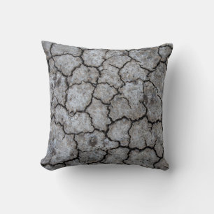 Cool Dry Cracked Earth During a Drought Throw Pillow