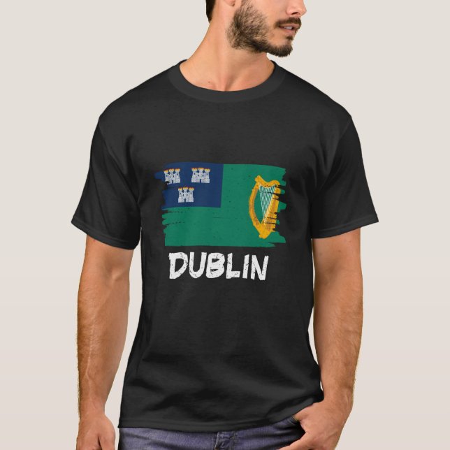 Cool Dublin Flag T-Shirt (Front)