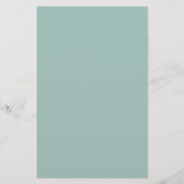 Cool Duck egg blue - add own text, image, design Stationery (Front)