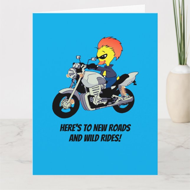 Cool Duck Says Goodbye in Style Card (Front)