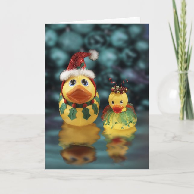 Cool Duckies Holiday Card (Front)