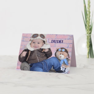 COOL DUDE BIRTHDAY CARD
