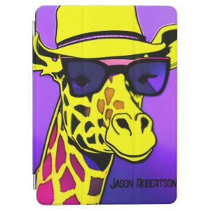 Cool Dude Giraffe in sunglasses. Editable iPad Air Cover