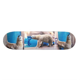 Cool Dude Polar Bear Boar Skateboard