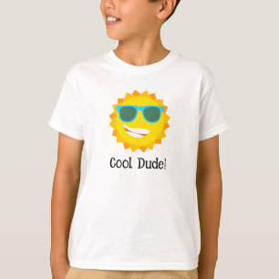 "Cool Dude !" T-shirt de dessin animé Sunshine pou