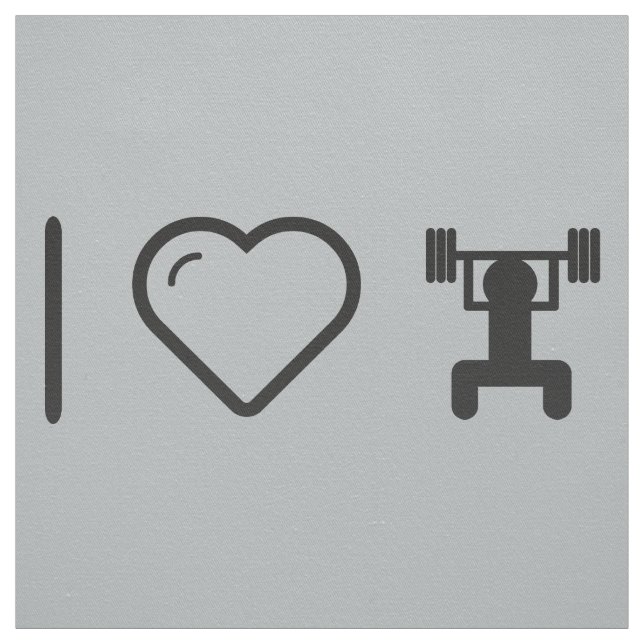 Cool Dumbbell Liftings Fabric (Swatch)