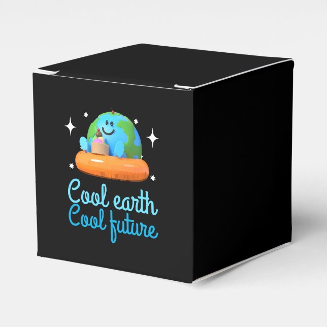 Cool earth, Cool future - Earth Favor Box (Front Side)