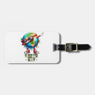 🌎 Cool Earth Day 2025 😎 Luggage Tag