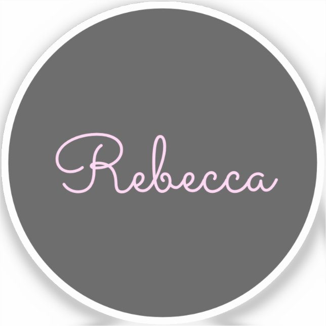 Cool Editable Pink Retro-Modern Script Design (Front)