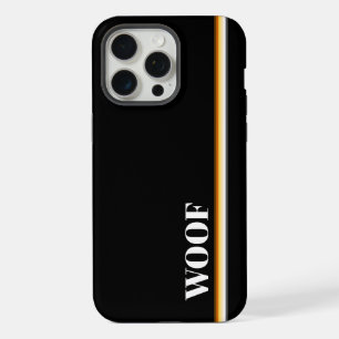 Cool Elegant Gay Bears Pride Flag Woof iPhone 15 Pro Max Case