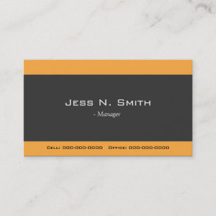 cool, elegant simple business card