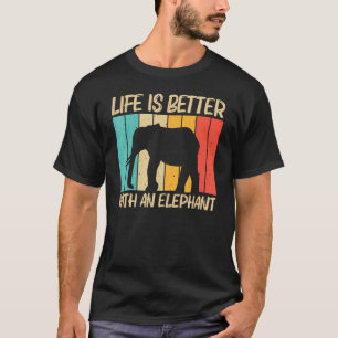 Cool Elephant For Men Women Vintage Elephant 1 T-Shirt