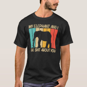 Cool Elephant For Men Women Vintage Elephant 1 T-Shirt