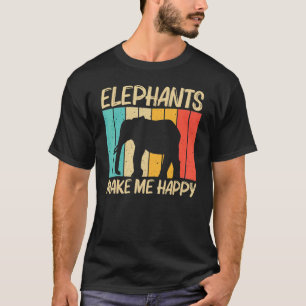 Cool Elephant For Men Women Vintage Elephant T-Shirt