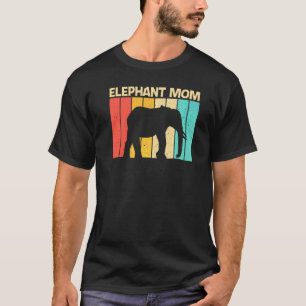 Cool Elephant For Mom Mother Vintage Elephant T-Shirt